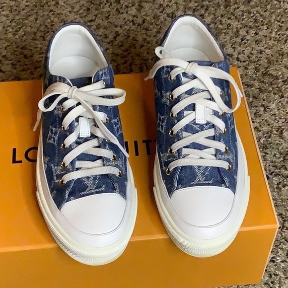 ♟️ Louis Vuitton Denim Stellar Sneaker ♟️ - Picture 5 of 14